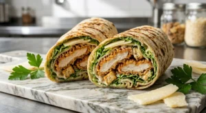 Crispy Chicken Caesar Wrap