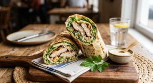 Crispy Chicken Caesar Wrap