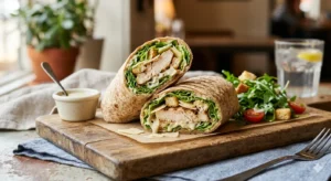 chicken caesar wrap