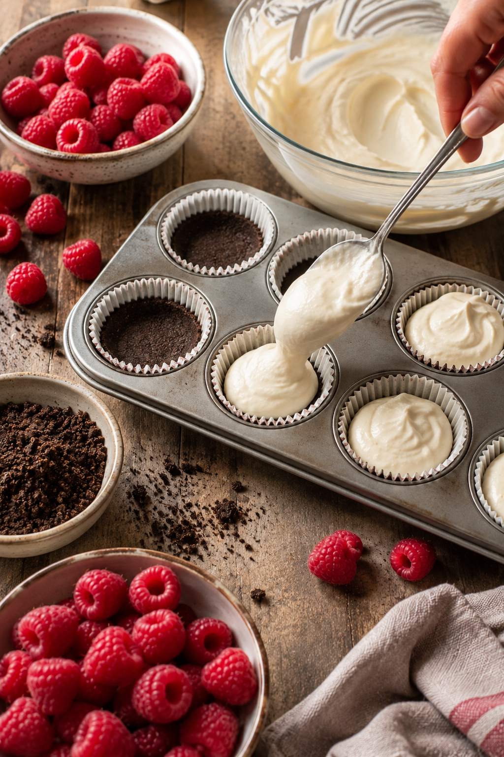 How to Assemble the Cheesecake Bites