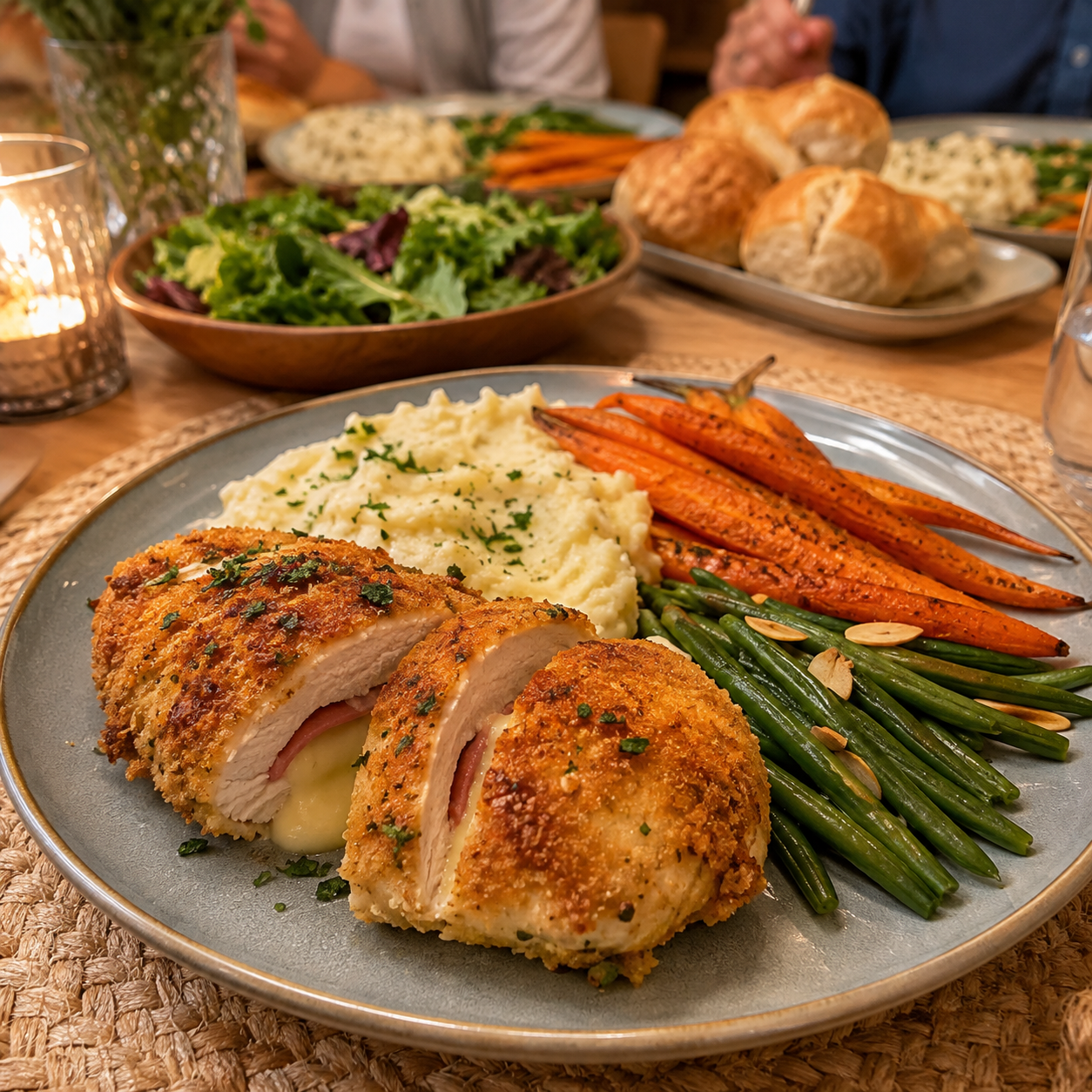 Best Side Dishes to Serve with Chicken Cordon Bleu