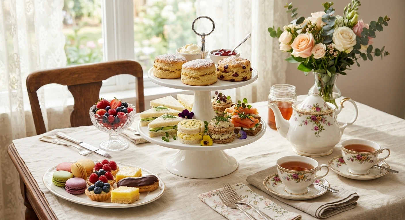 Complete Afternoon Tea Setting