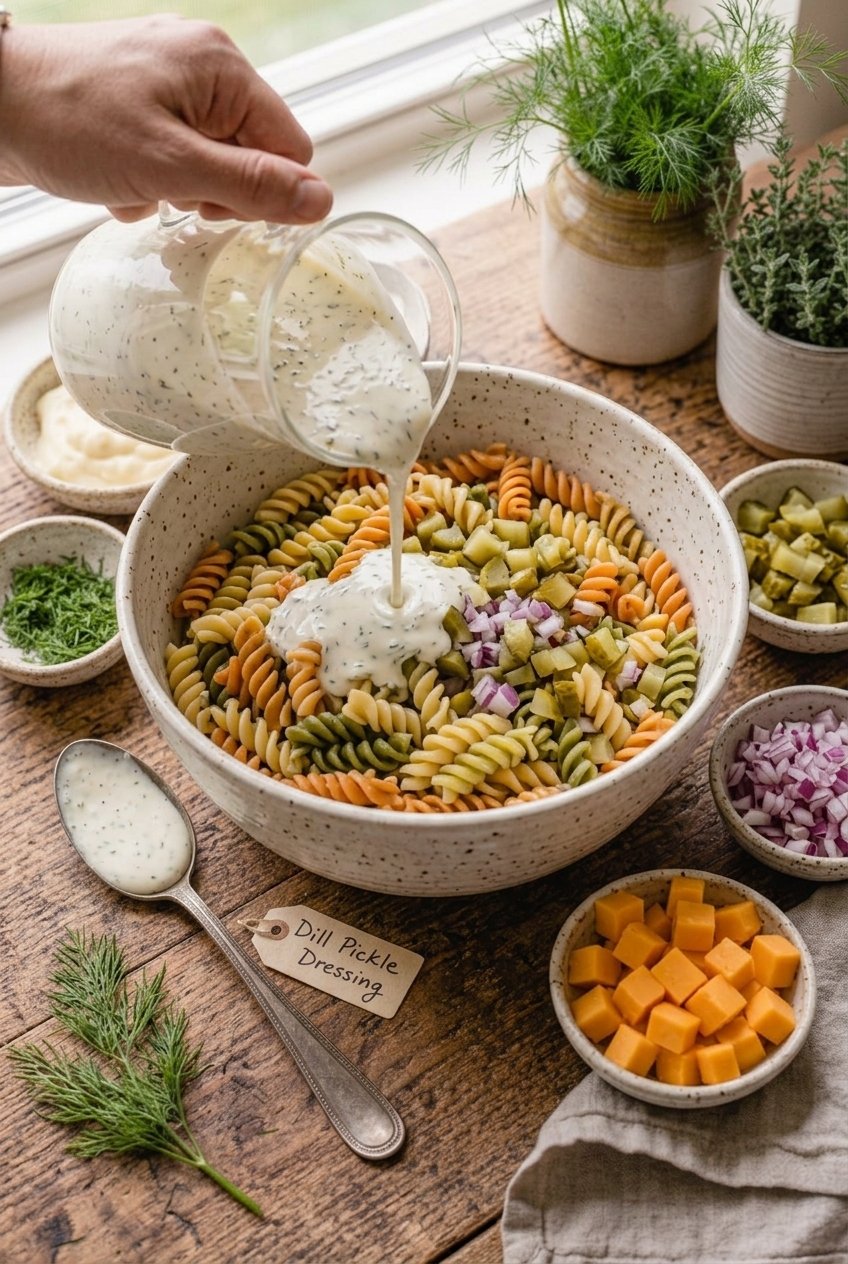 How to Assemble the Pasta Salad