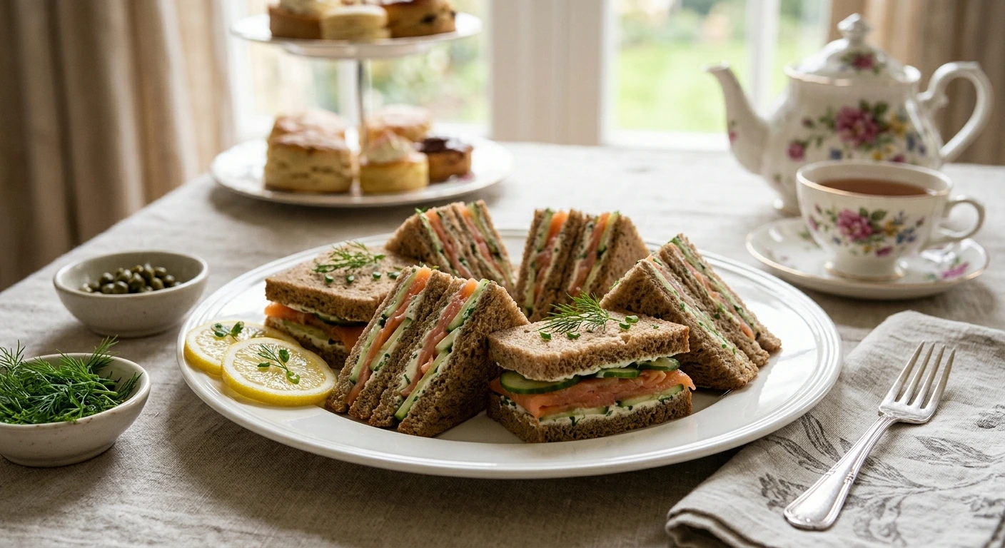 Smoked Salmon Sandwiches