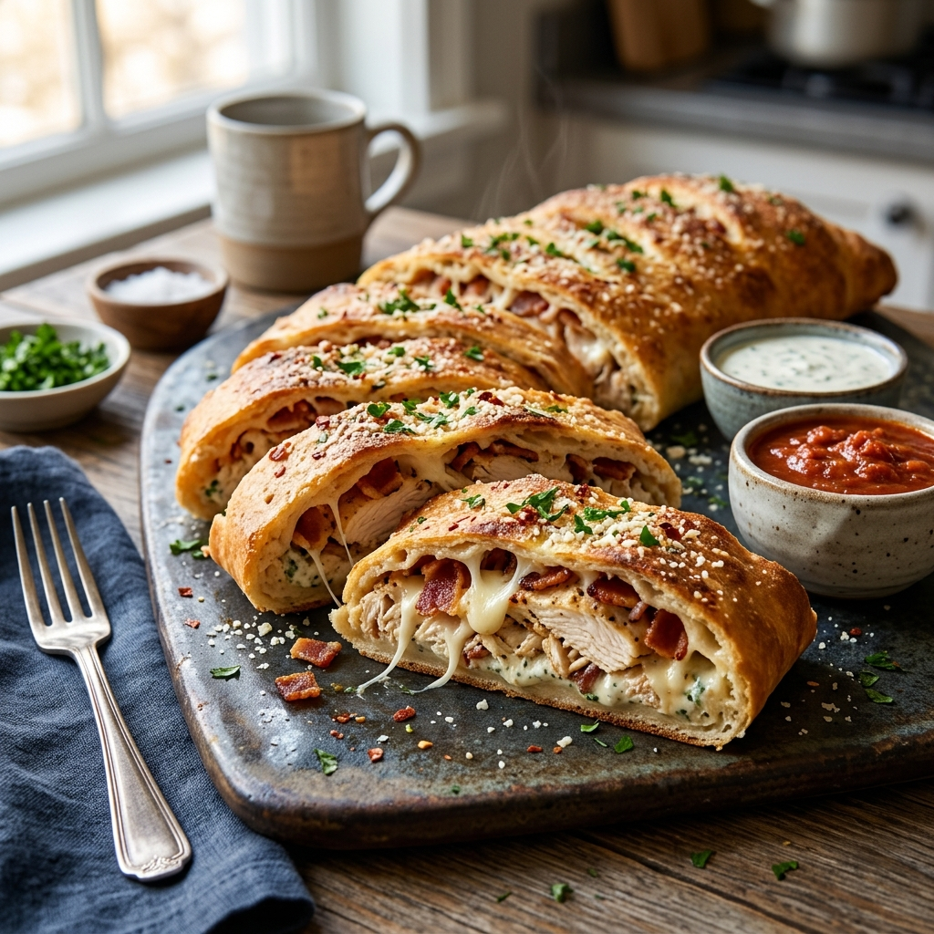 Why You’ll Love Chicken Bacon Ranch Stromboli