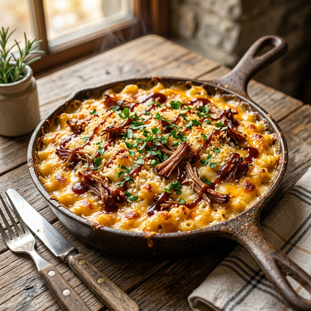 How to Make Pulled Pork Mac & Cheese