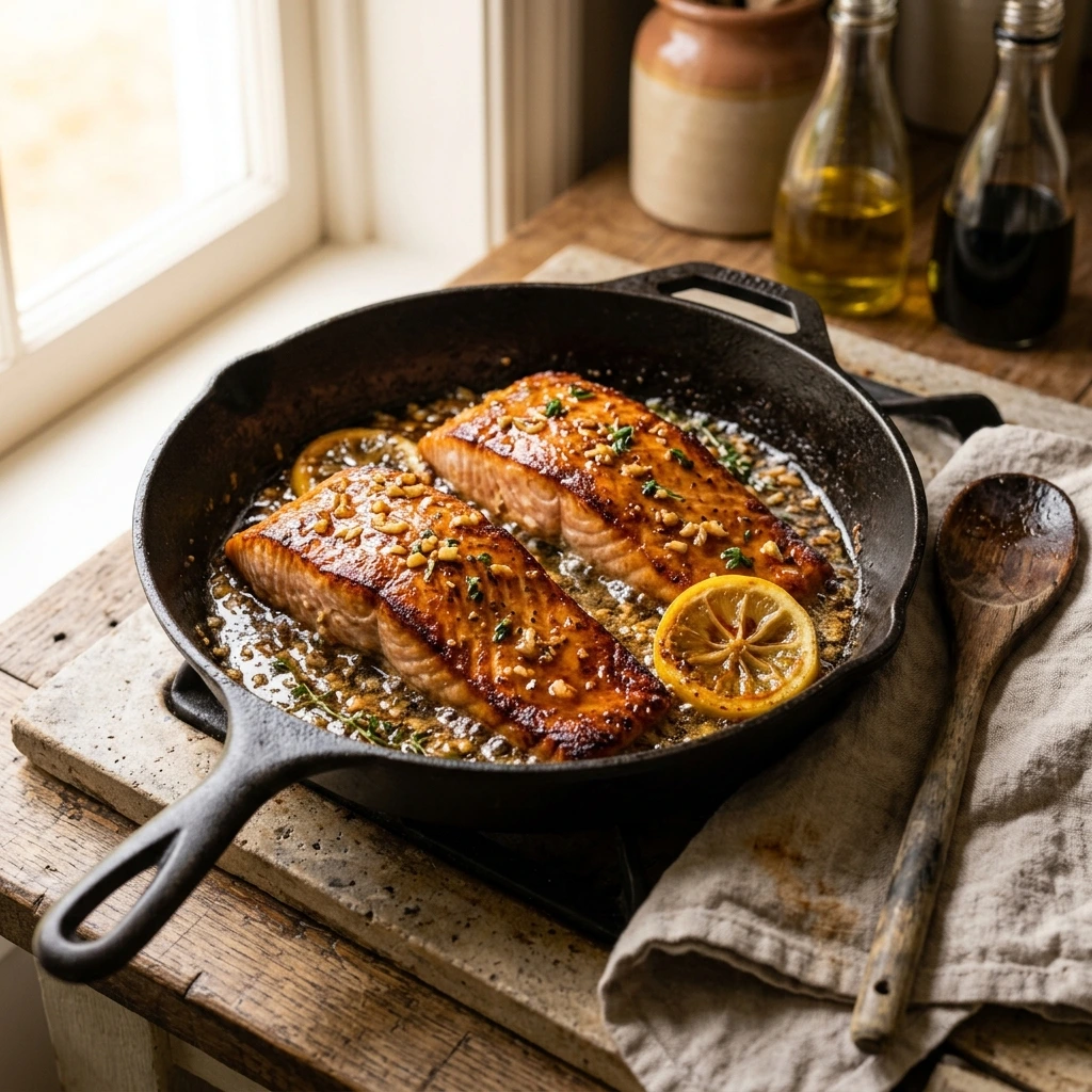 How to Make Crispy Honey Garlic Salmon