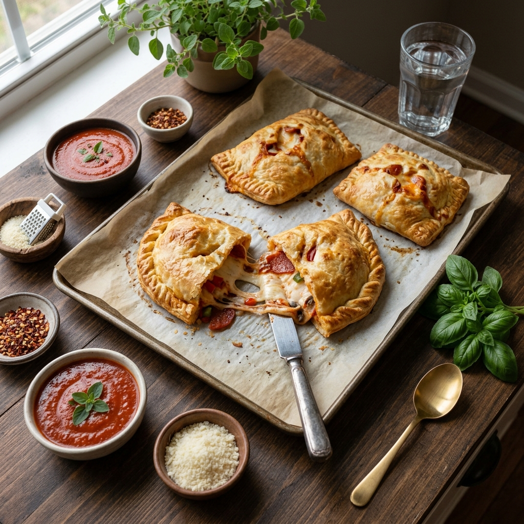 How to Make Pizza Pockets in 7 Steps