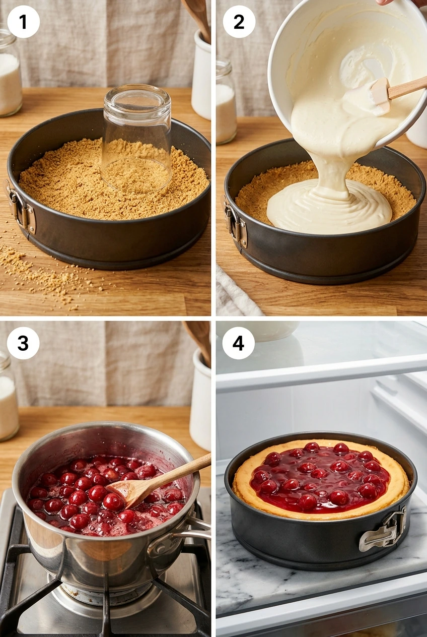 How to Make the Best Cherry Cheesecake
