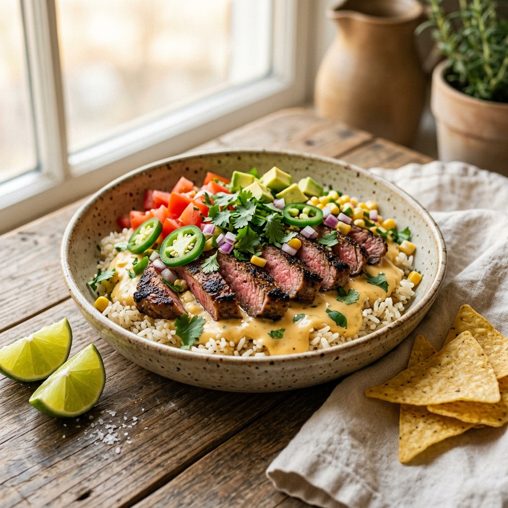 Why You’ll Love Steak Queso Rice