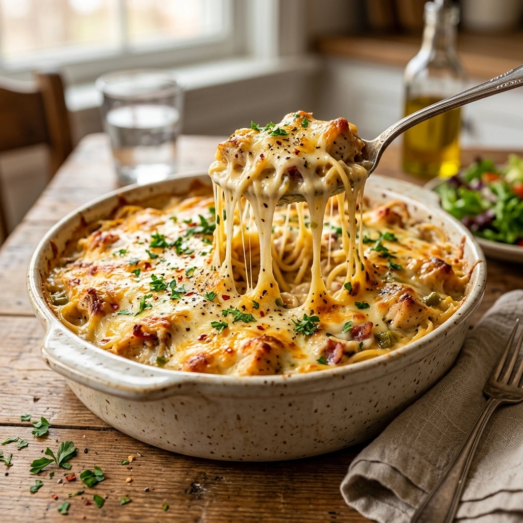 How to Make Monterey Chicken Spaghetti
