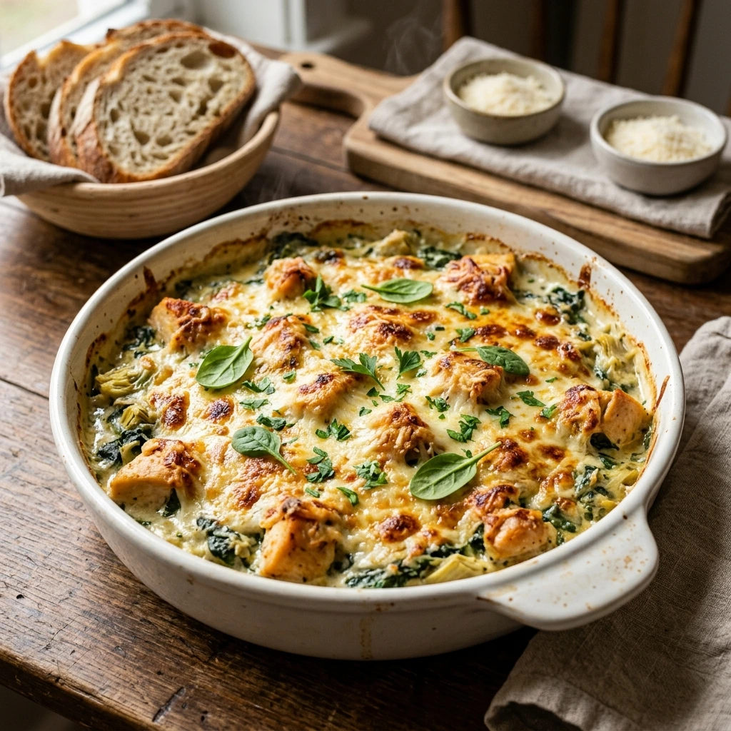 Why You’ll Love This Spinach Artichoke Chicken Casserole