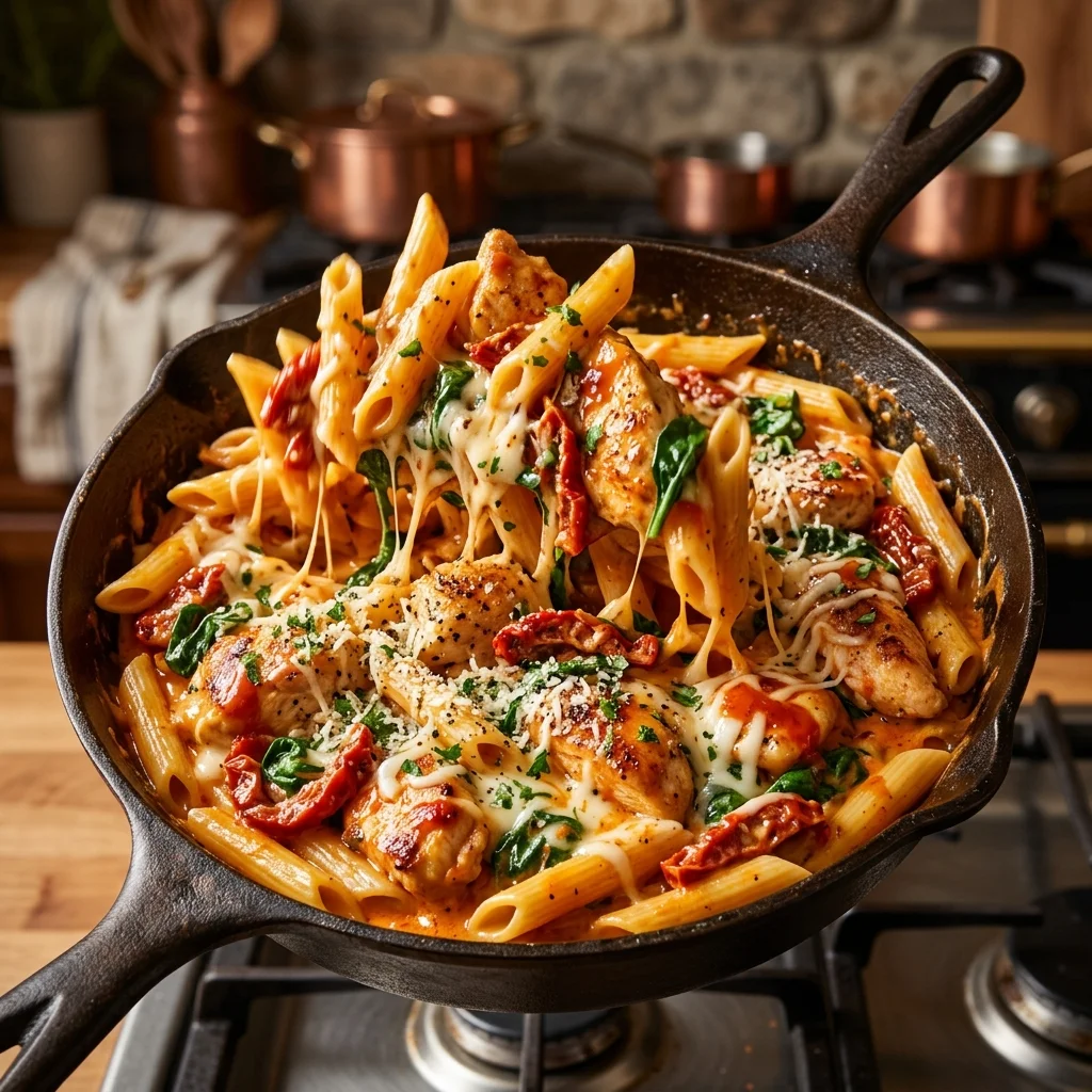 How to Make Buffalo Marry Me Chicken Pasta