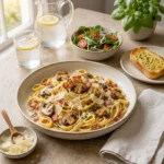 Creamy Bacon and Mushroom Pasta: Easy and Delicious Pasta Ideas for Any Night