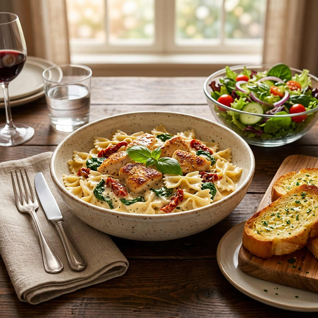 What to Serve with Marry Me Chicken Bowtie Pasta