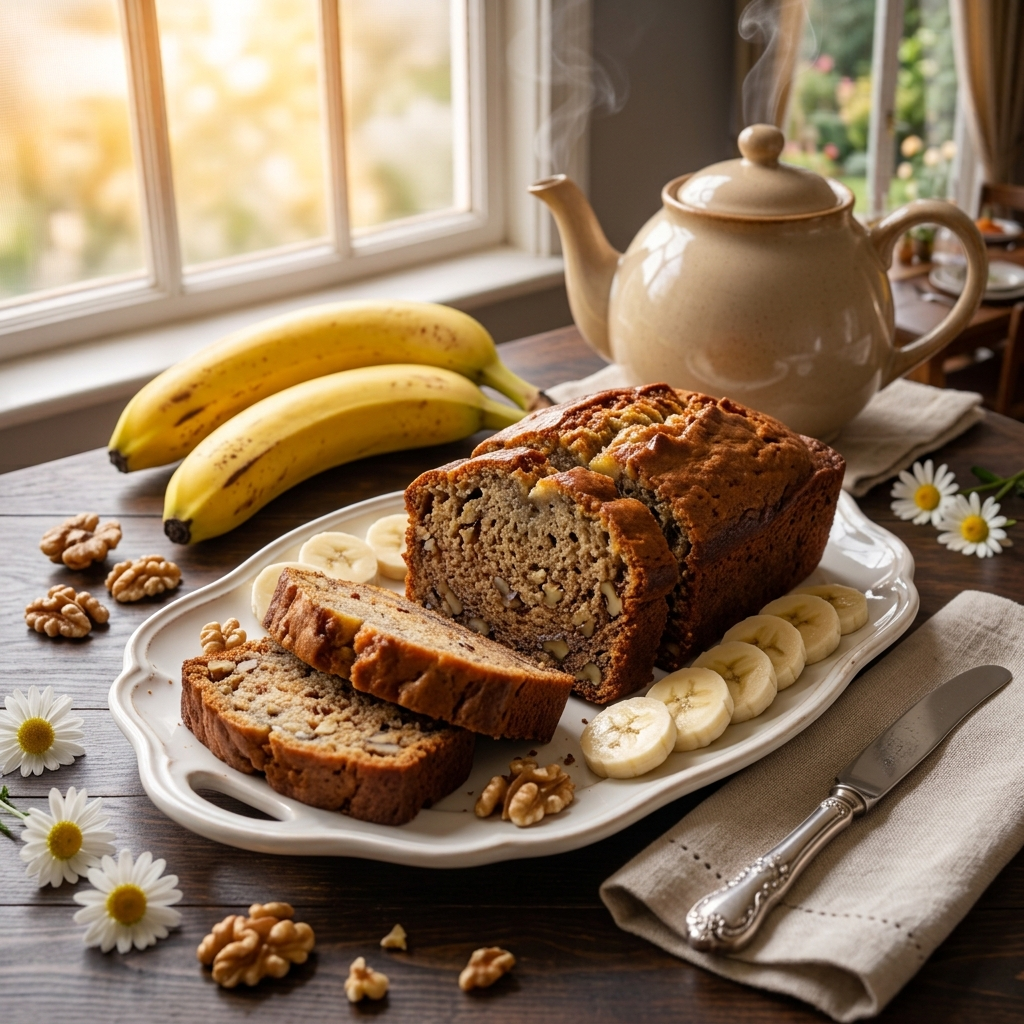 Easy Moist Banana Bread Recipe
