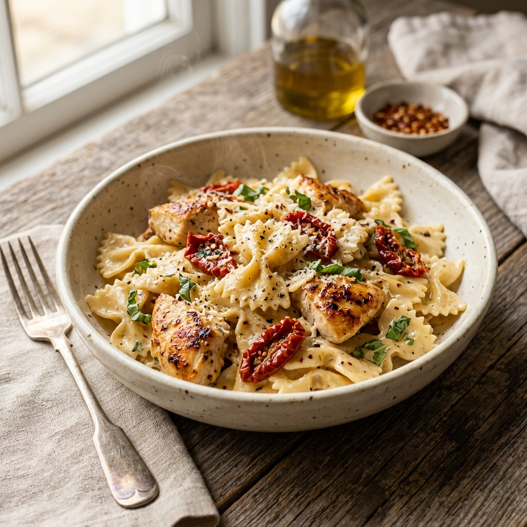 How to Make Creamy Marry Me Chicken Bowtie Pasta