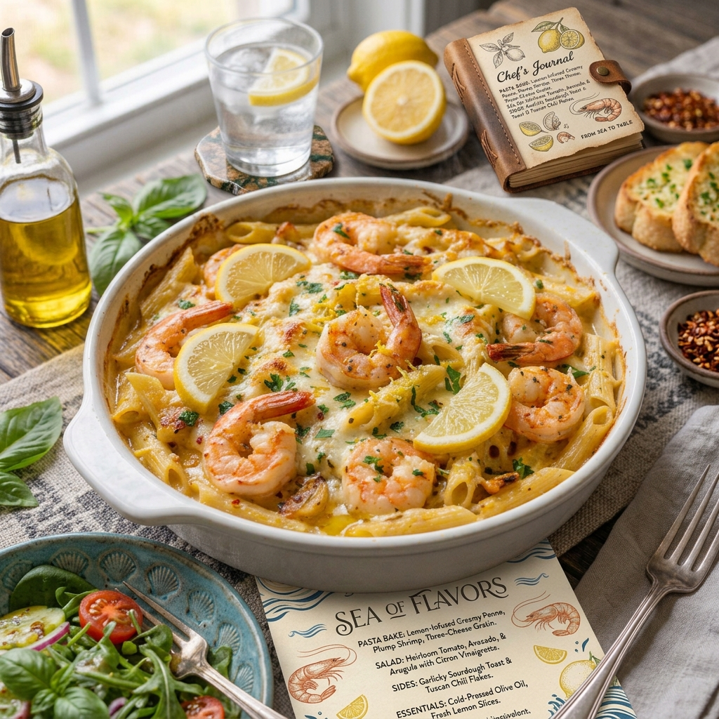 Irresistible Shrimp Scampi Pasta Bake: Easy and Delicious Pasta Ideas for Any Night