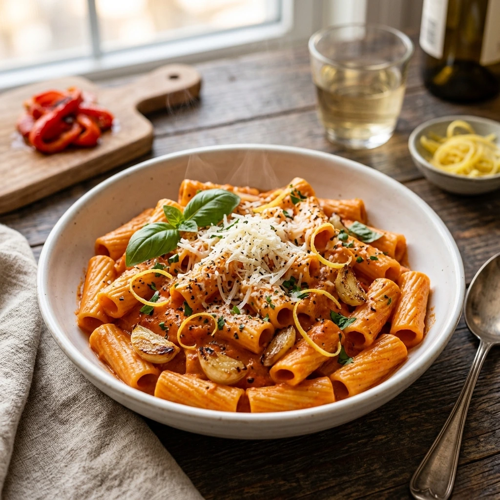 Why You’ll Love Roasted Red Pepper Rigatoni