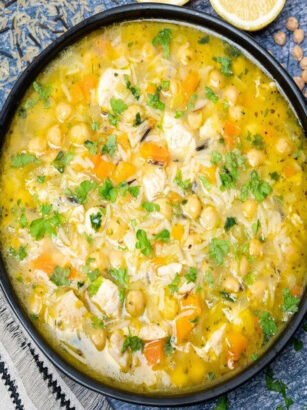 Chicken and Chickpea Soup Recipe