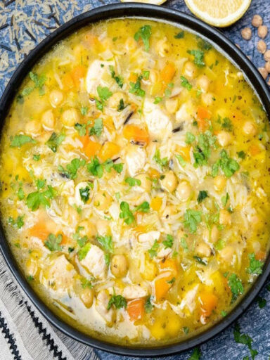 Chicken and Chickpea Soup Recipe