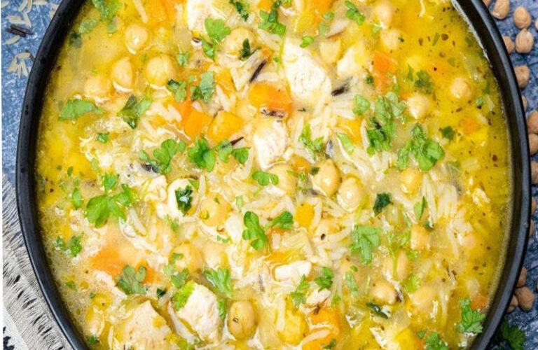 Chicken and Chickpea Soup Recipe