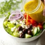 Greek salad dressing recipe , Authentic, and Easy Mediterranean Flavor