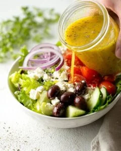 Greek salad dressing recipe , Authentic, and Easy Mediterranean Flavor
