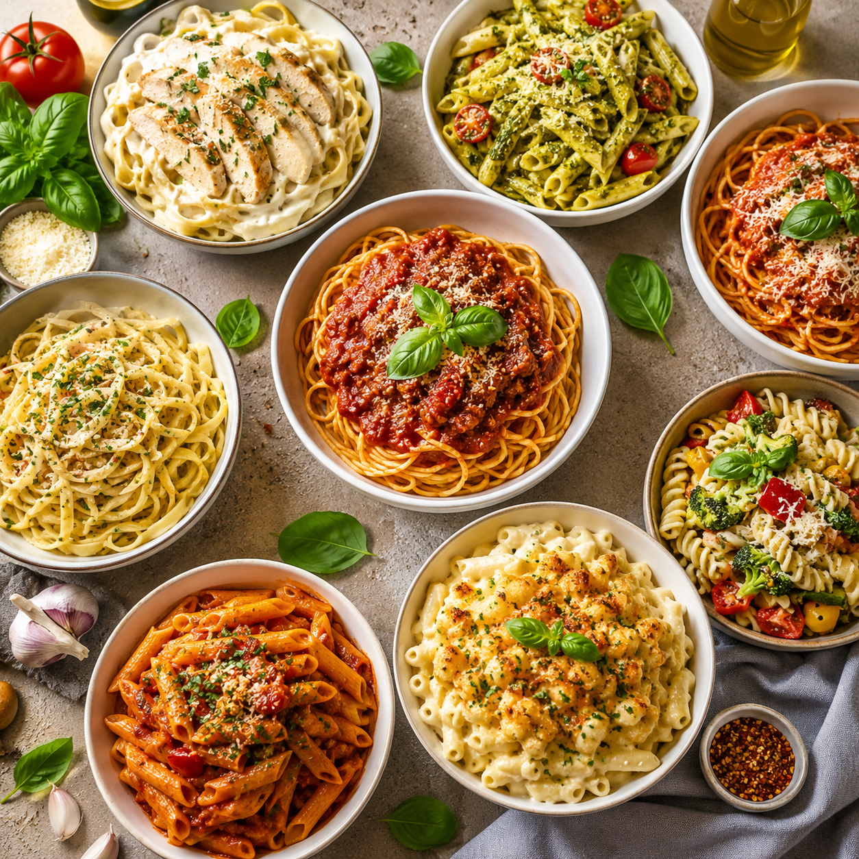 15 Easy Pasta Recipes You Can Make Tonight (Beginner to Pro)​