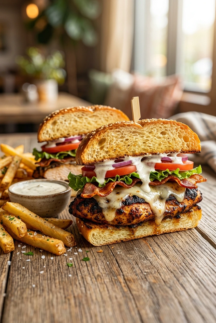 Blackened Chicken Bacon Ranch Sandwiches Recipe: Delicious Recipes Every Food Lover Should Try
