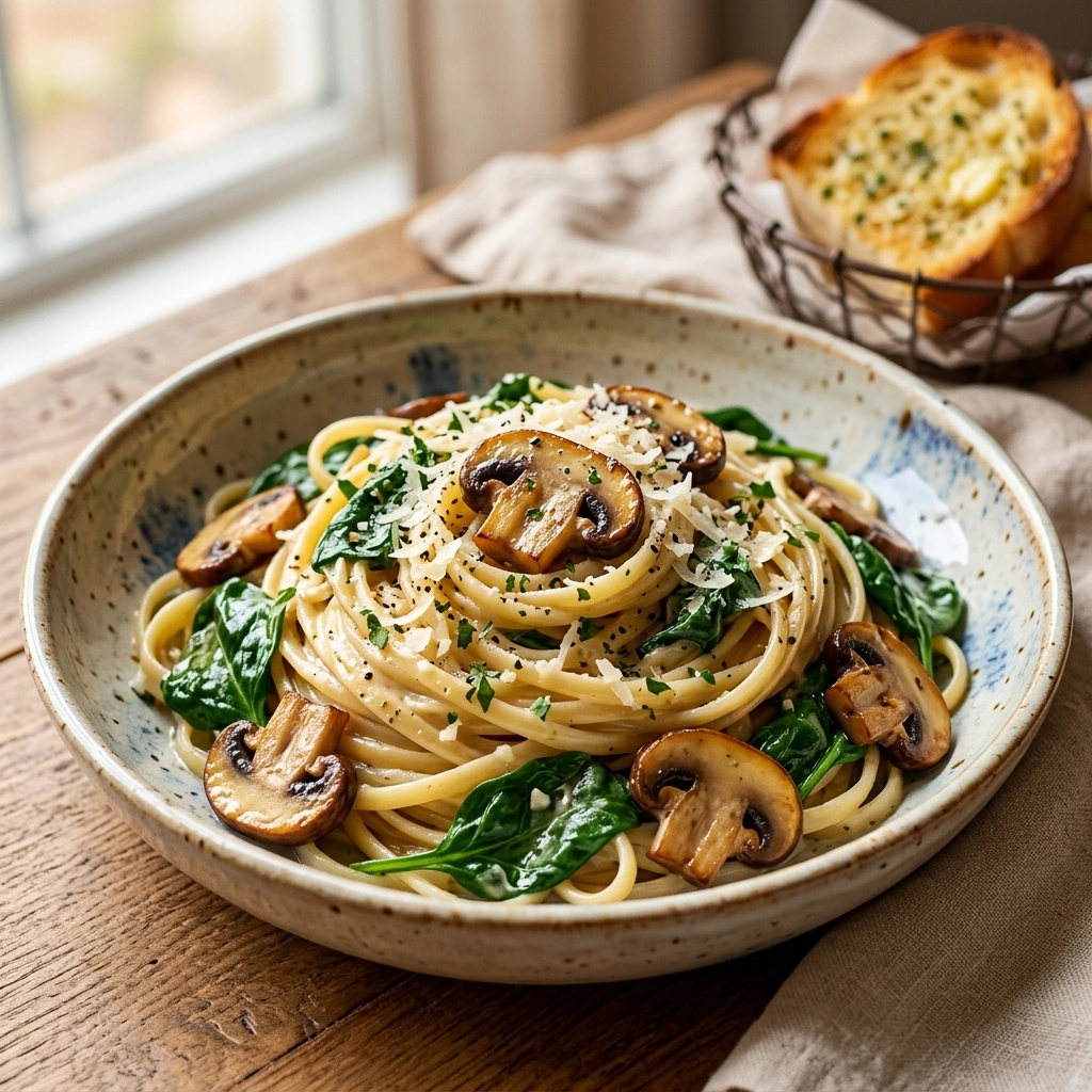 Easy Spinach Mushroom Pasta a Creamy Flavorful Weeknight Dinner: Simple, Delicious Ideas for Busy Days