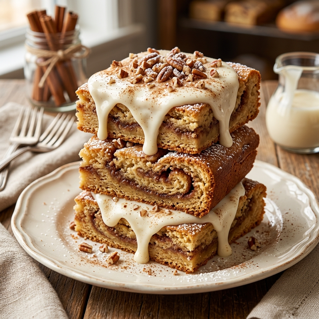 Cinnamon Roll Blondies: An Amazing Ultimate Recipe – Delicious Recipes Every Food Lover Should Try