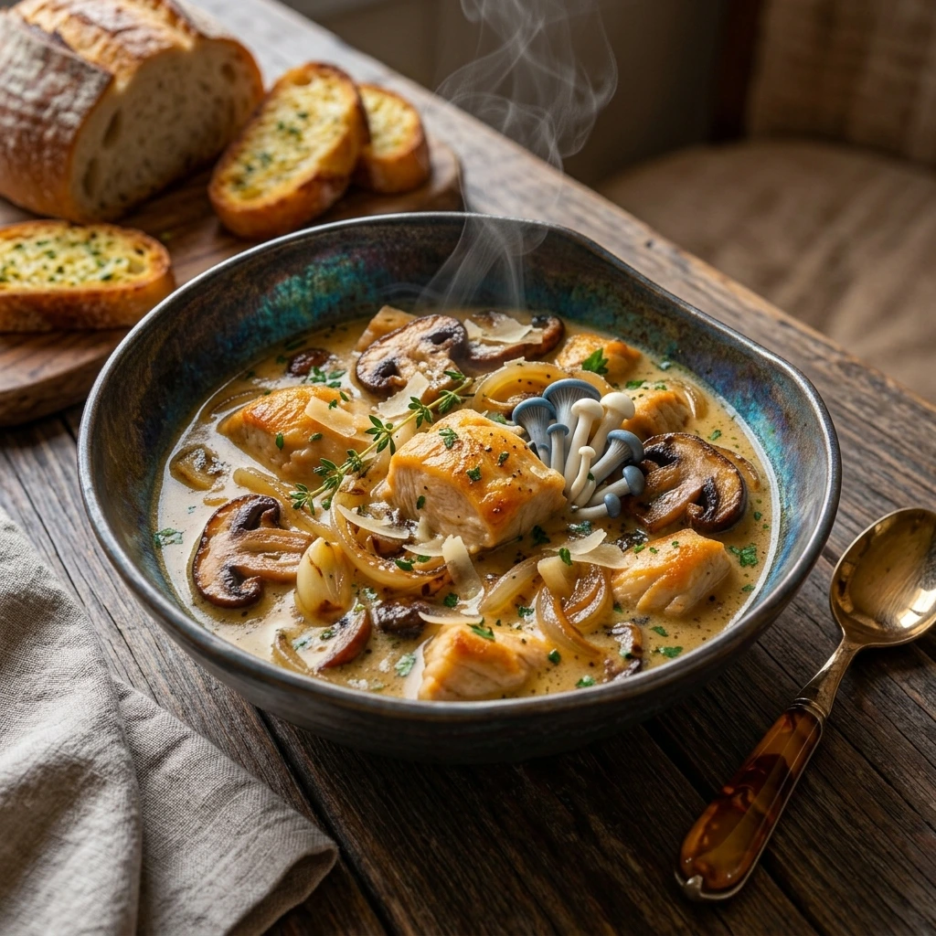 Creamy Chicken and Mushroom Soup: Flavor-Packed Recipes for Easy Family Dinners