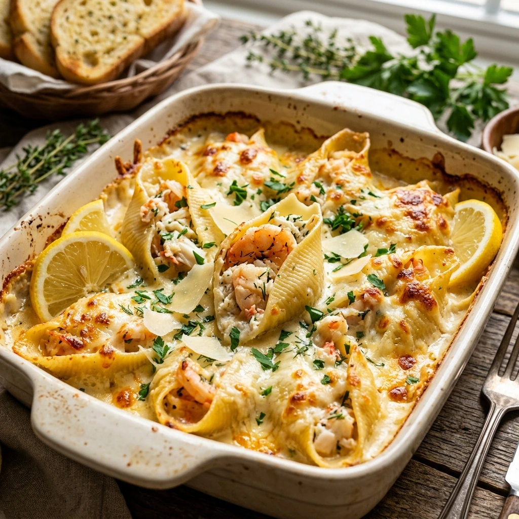 Creamy Seafood Stuffed Shells: An Amazing Ultimate Recipe – Delicious Recipes Every Food Lover Should Try